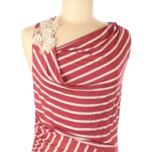 Rio Rao | Sleeveless Stripped Top Embroidered - Picture 4 of 10